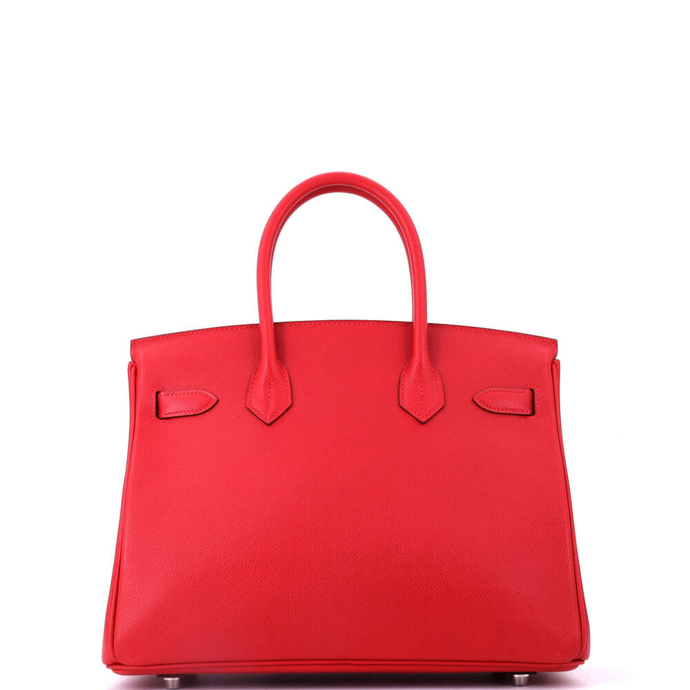Hermes Birkin 30 Red Epsom with Palladium Hardware - Picture 3 of 8